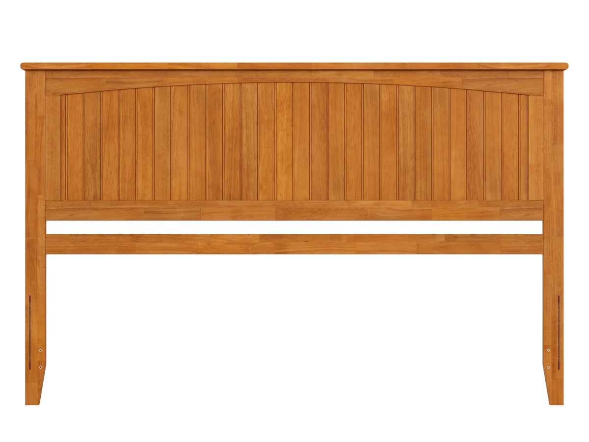 King Solid Wood Panel Headboard with Attachable Charger K3636