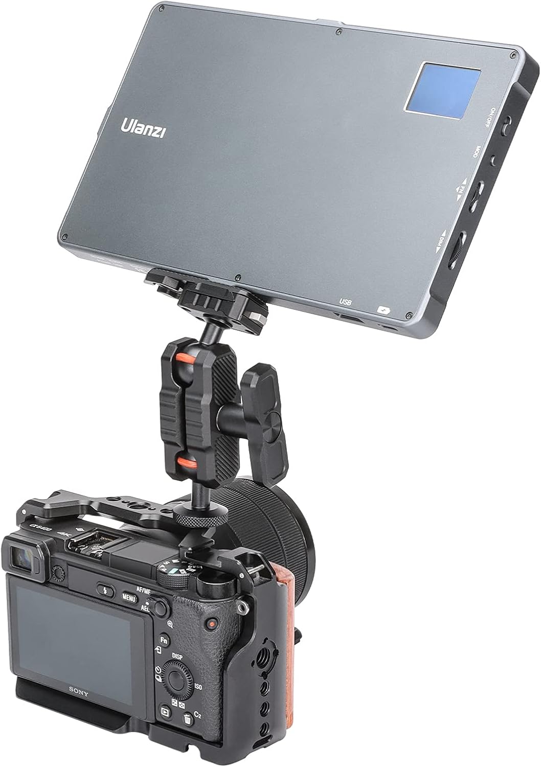 RGB Video Light, 18W 10000mAh Rechargeable LED Camera Light Q1024