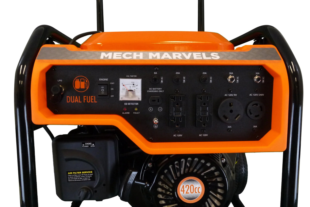 9000 Watt Dual Fuel Portable Power Generator L52895