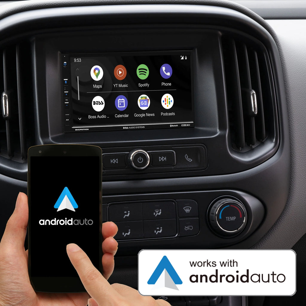 Double Din 7 Inch Touchscreen Car Stereo with Apple CarPlay Android Auto Bluetooth N77994