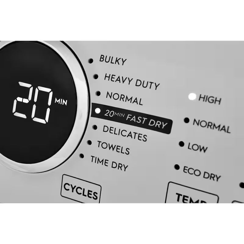 Electric Dryer Front Load White W9700