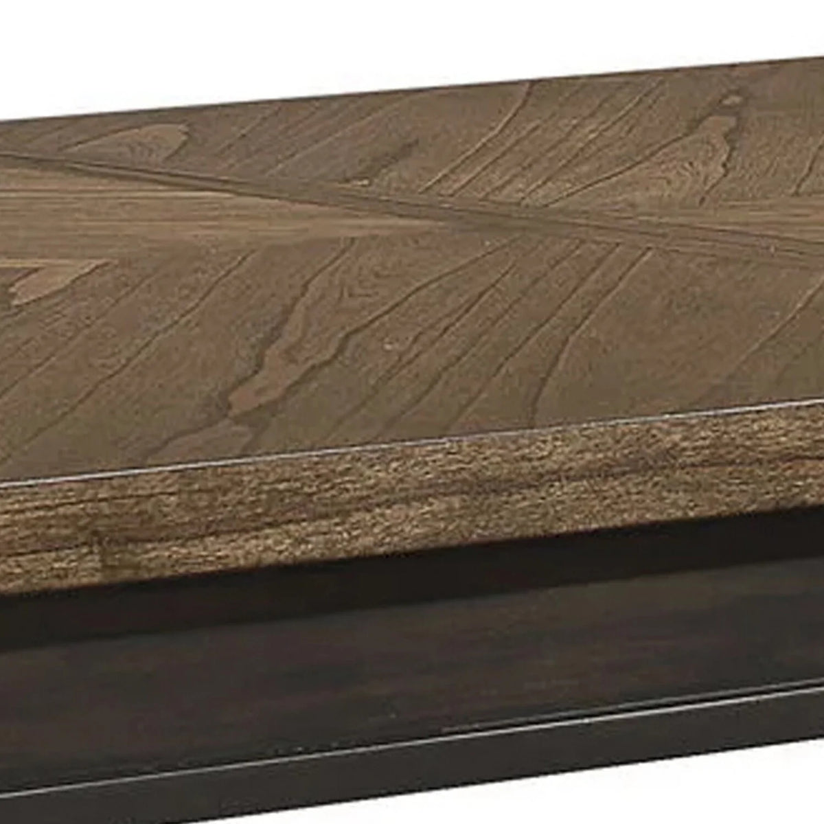 Brown Extendable Wood Dining Table J314802