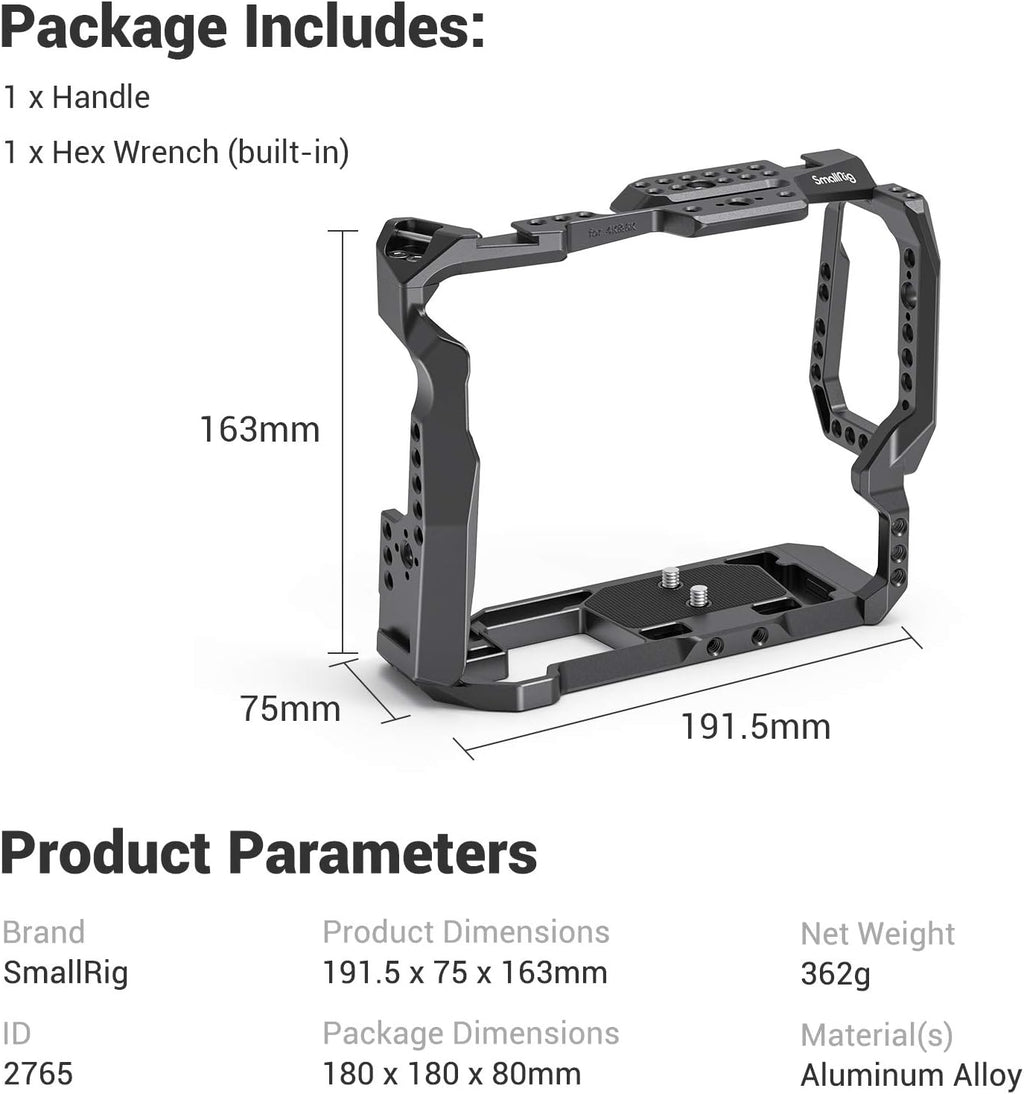Camera Cage with Battery Grip B6735