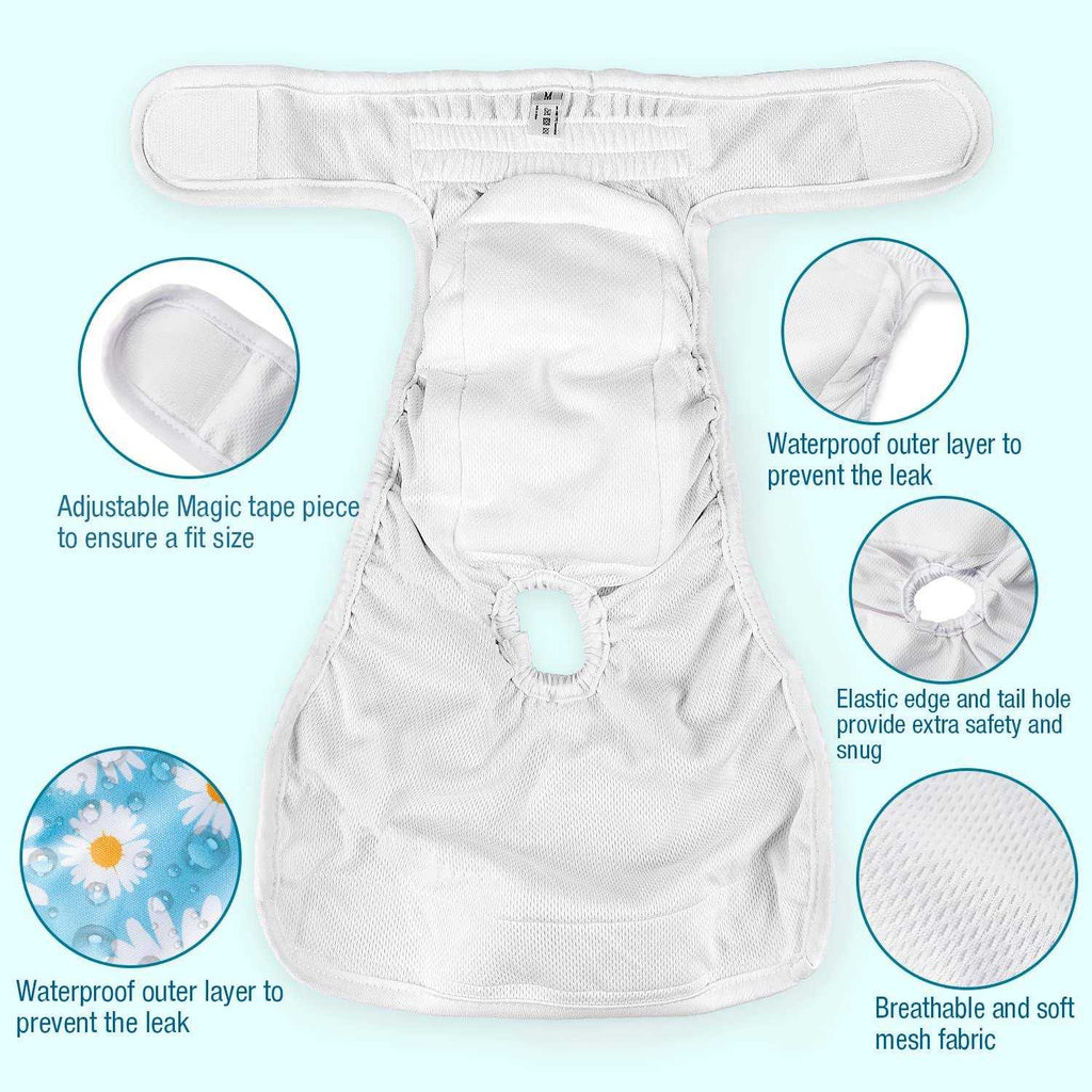 Soft Washable Reusable Female Dog Diapers F3423