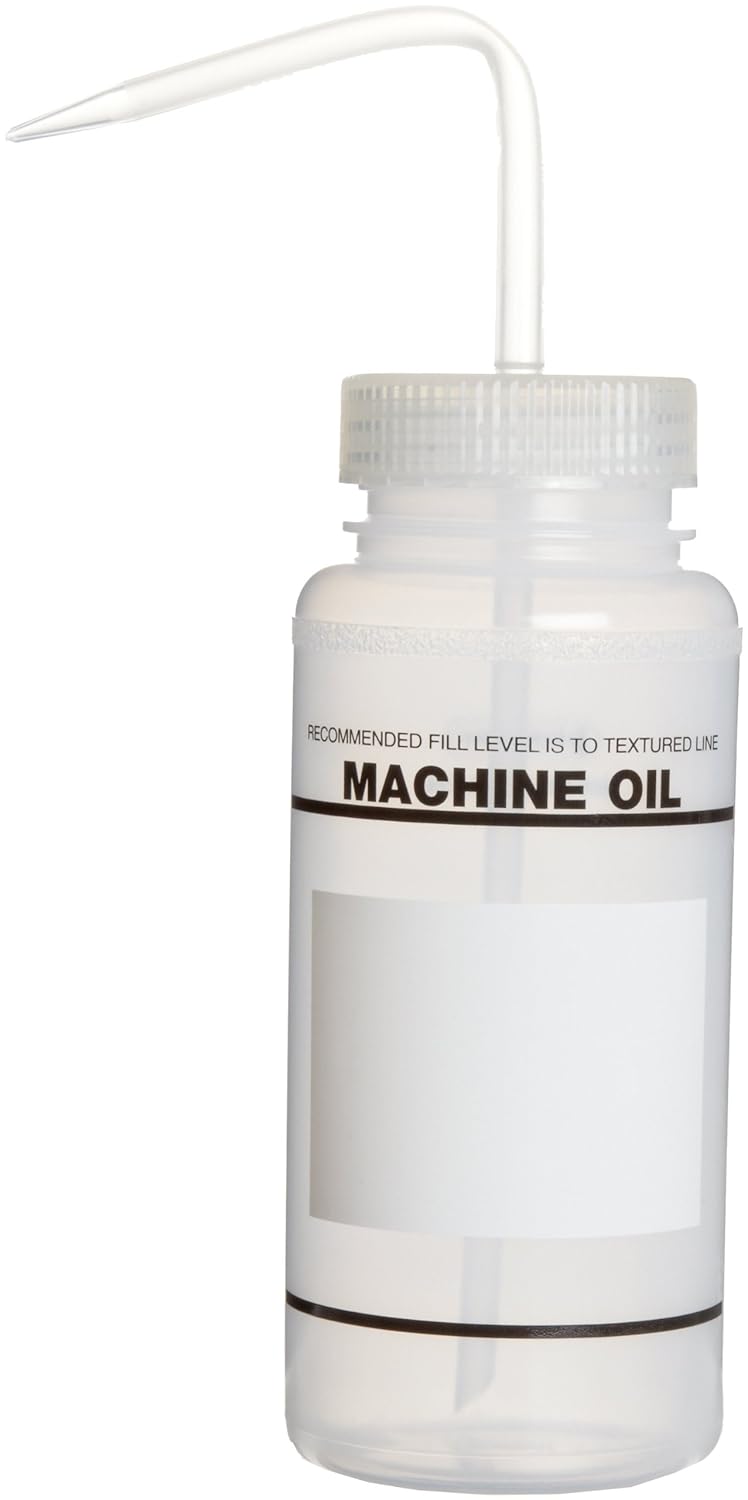 1000ml Polyethylene Wash Bottles with Blue Cap Pack of 6 Z743
