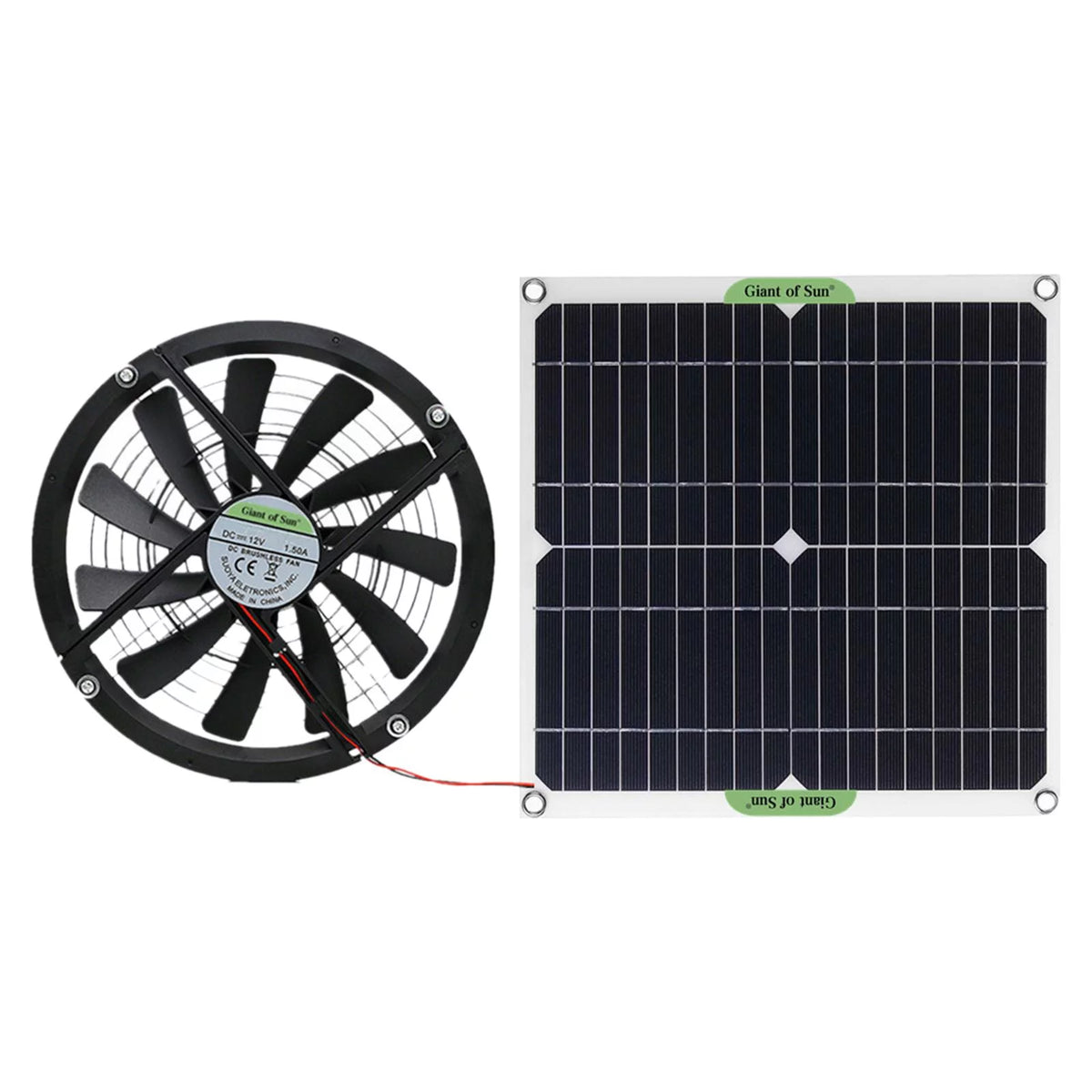 100W Solar Exhaust Fan U285
