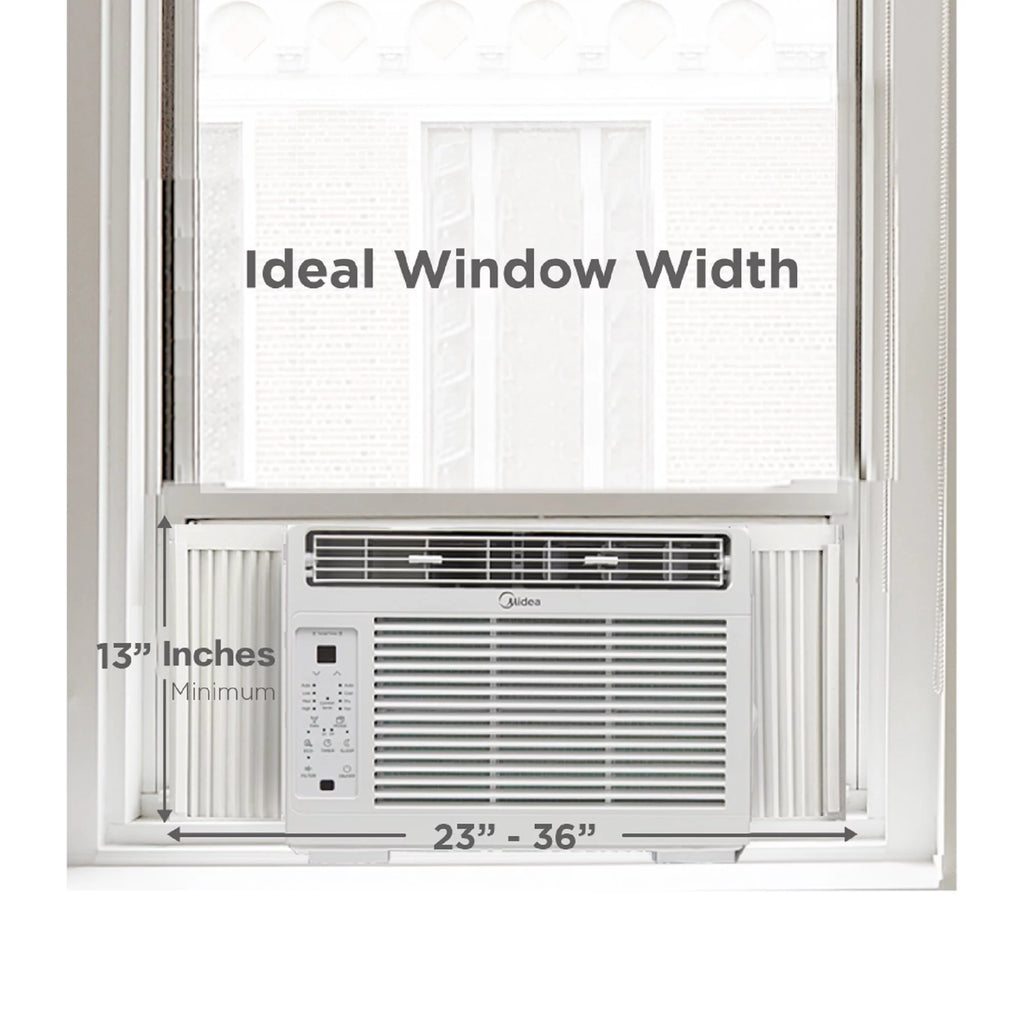 6,000 BTU 115V White Window Air Conditioner X3342