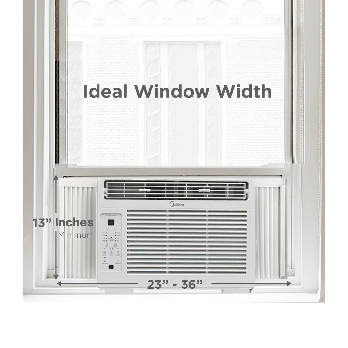 6,000 BTU 115V White Window Air Conditioner X3342