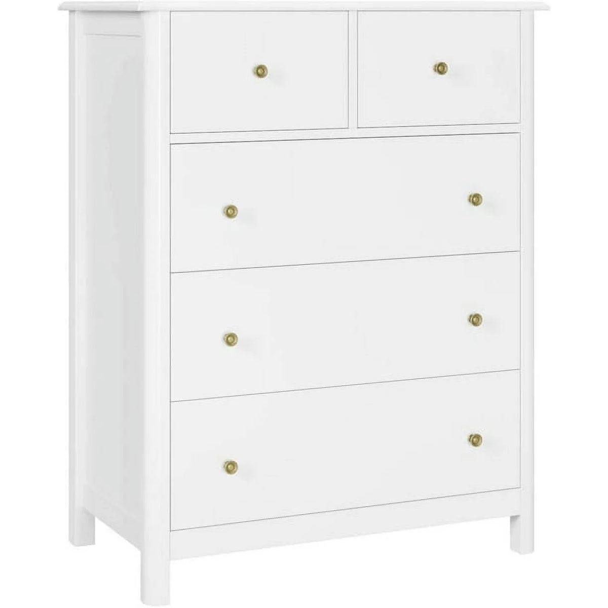 White 5 Drawer Kids Dresser F467