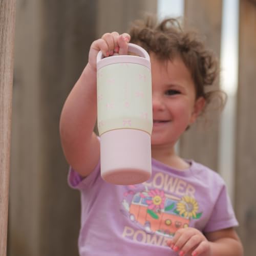 14 oz Stainless Steel Insulated Water Bottle with Carry Handle A165563