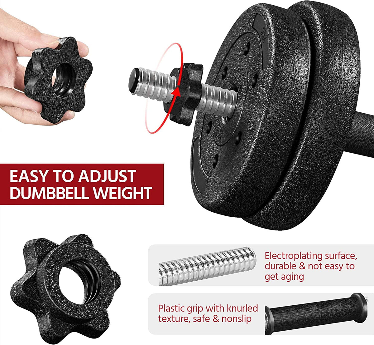 Adjustable Dumbbell Weight Set L711201