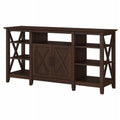 Contemporary Wood Tall TV Stand up to 65" Cherry R9430