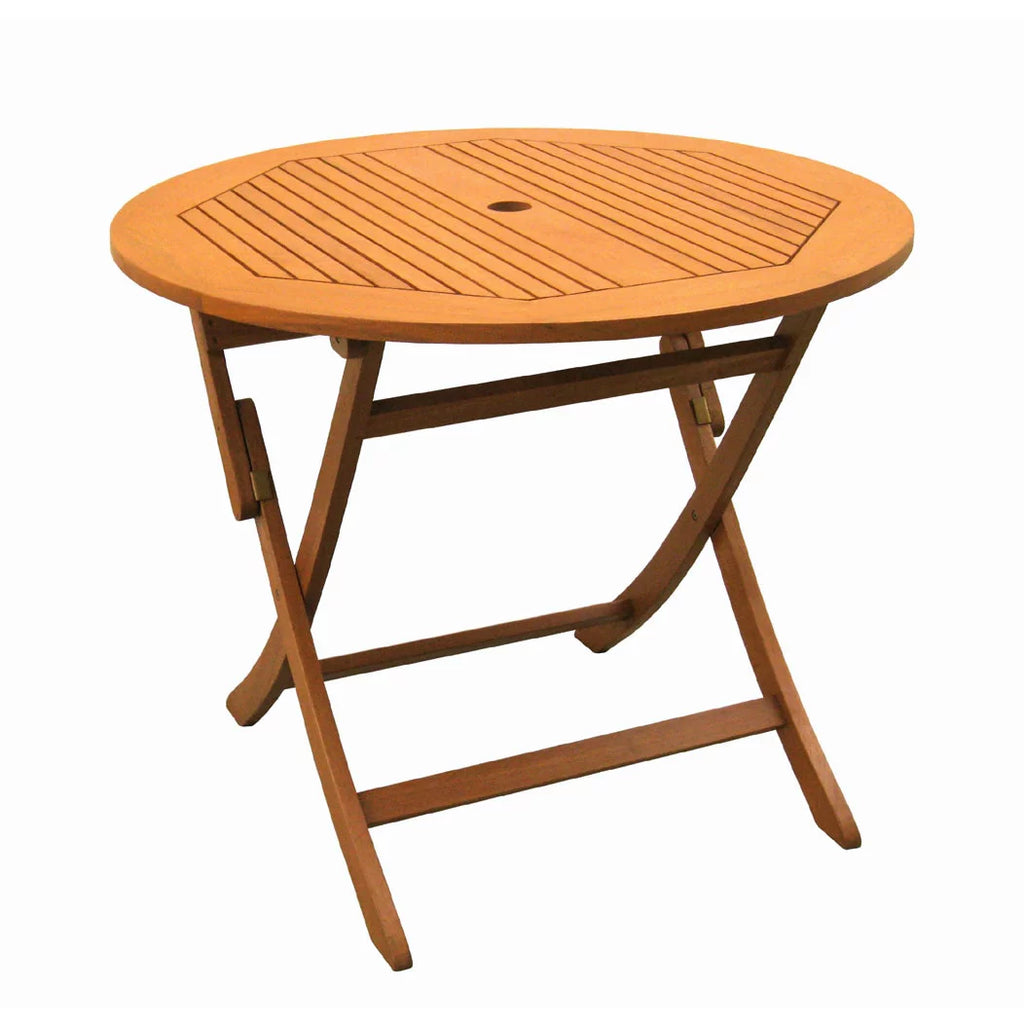 Balau Wood 5 Piece Patio Dining Set A376323