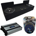 Compatible with 1995-2004 Toyota Tacoma Extended Cab Dual 12 Sub Box Enclosure & Amp Z7522