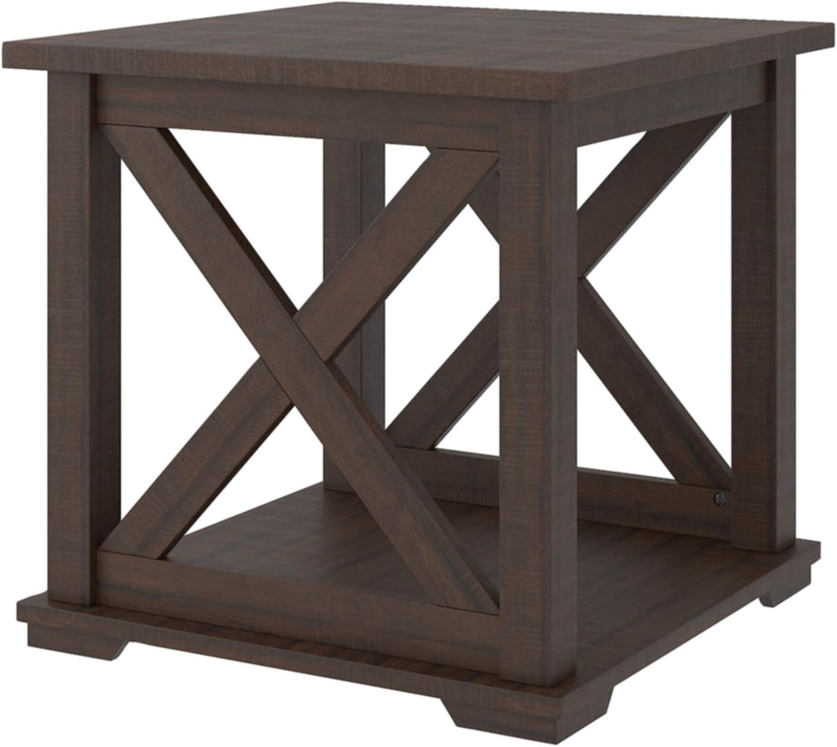 Brown Modern Farmhouse End Table Pack of 2 H127644