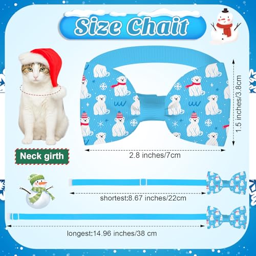100 Pcs Christmas Dog Bandanas and Collar Bow Ties Set F762180