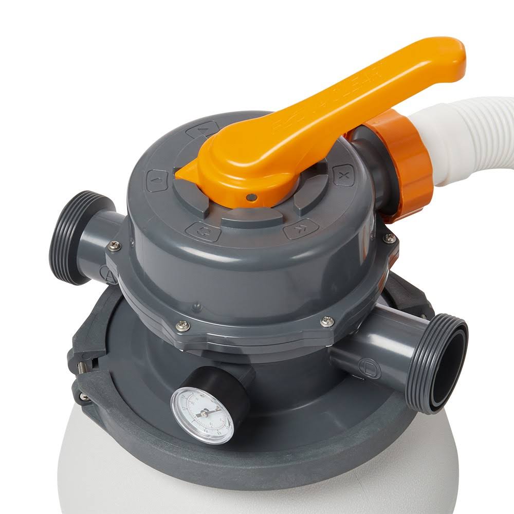 1000 GPH Silica & Sand Swimming Pool Filter Pump Gray D778