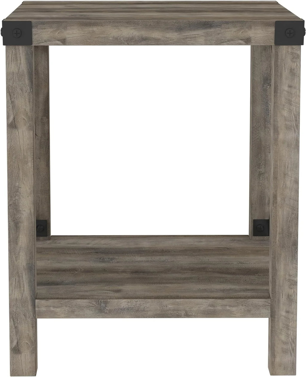 18 Inch Grey Wash Side Table I447