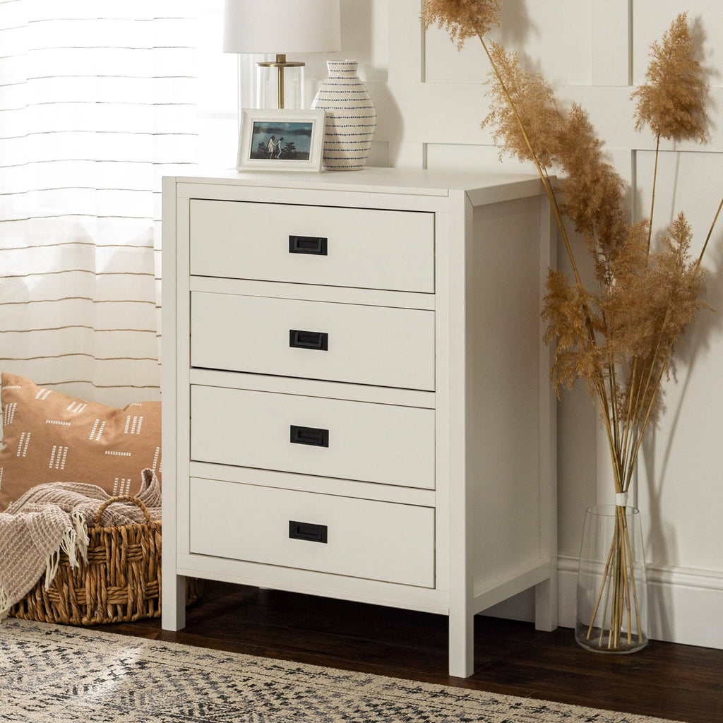 Black 4-Drawer Storage Chest E5595