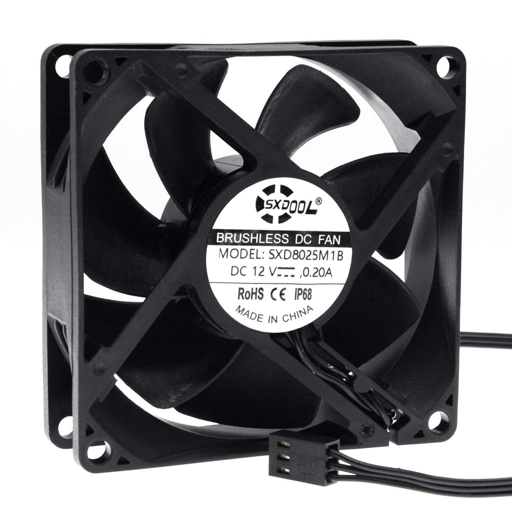80mm DC 12V Waterproof Cooling Fan N5465