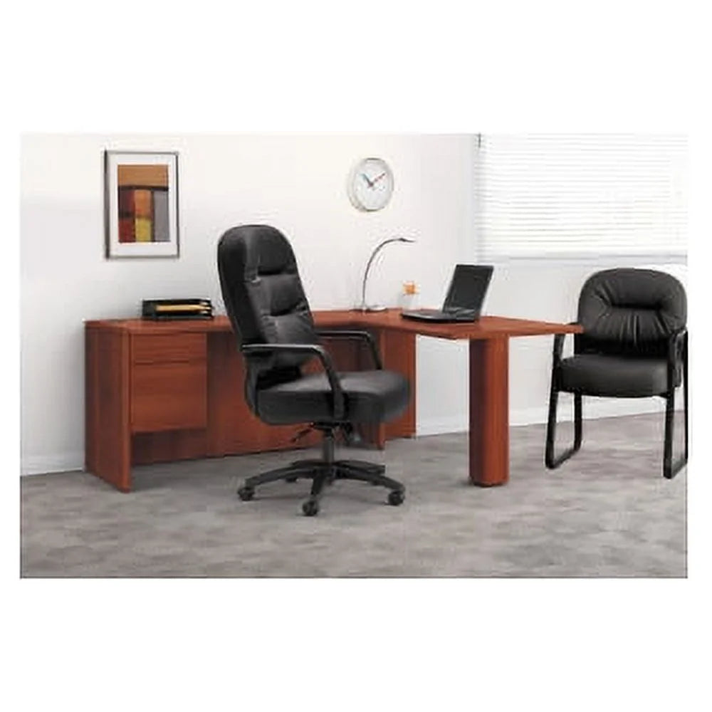Single Pedestal Desk, Full Right Pedestal, Cognac Q869