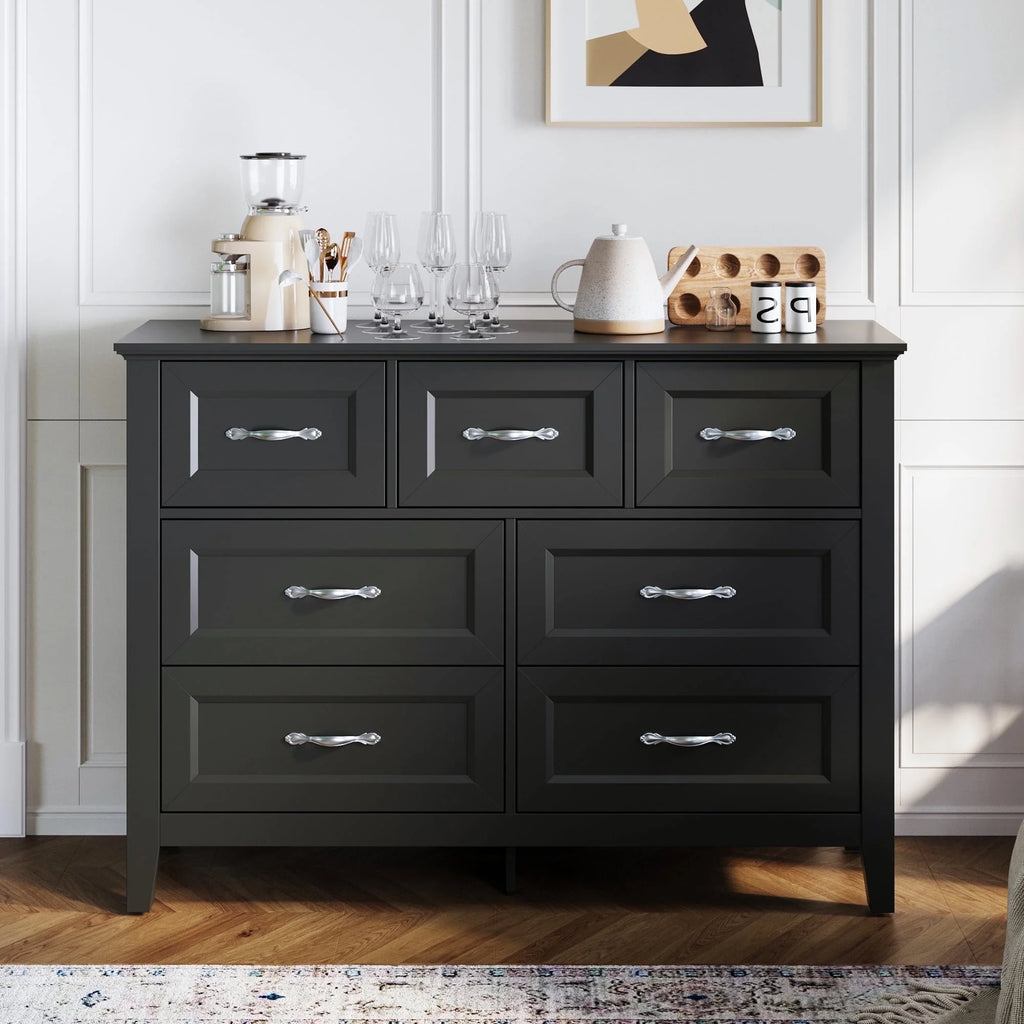 Rustic Oak 6 Drawer Dresser G1369