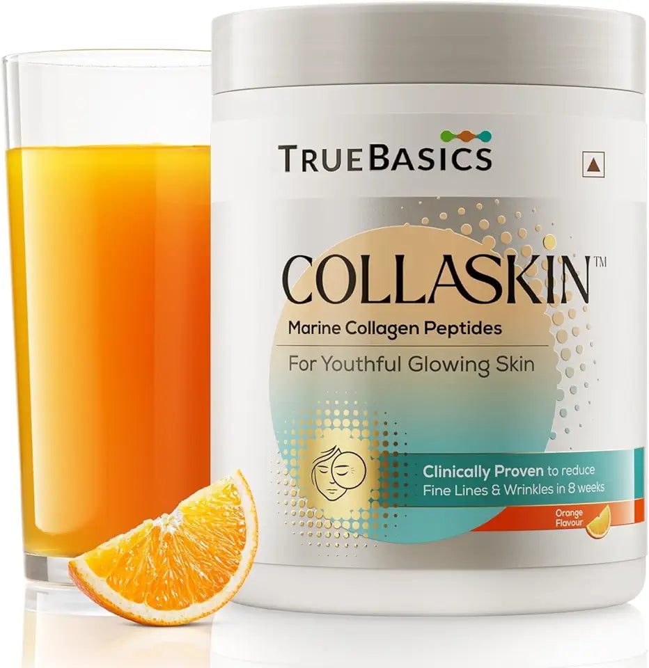 Marine Collagen Peptides Orange 200G Powder with Vitamin C, E & Hyaluronic Acid G7290