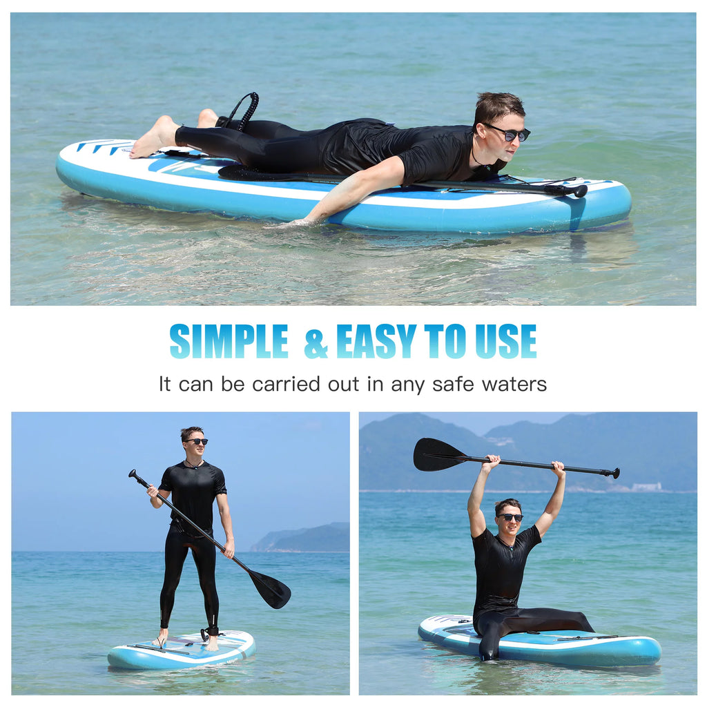 Inflatable Stand Up Paddle Board with Adjustable Paddle L8019