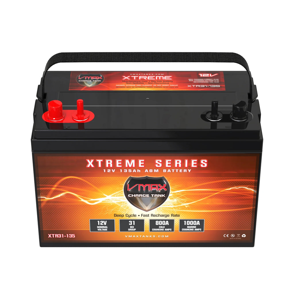 12V 135Ah Group 31 Deep Cycle AGM Battery C73746