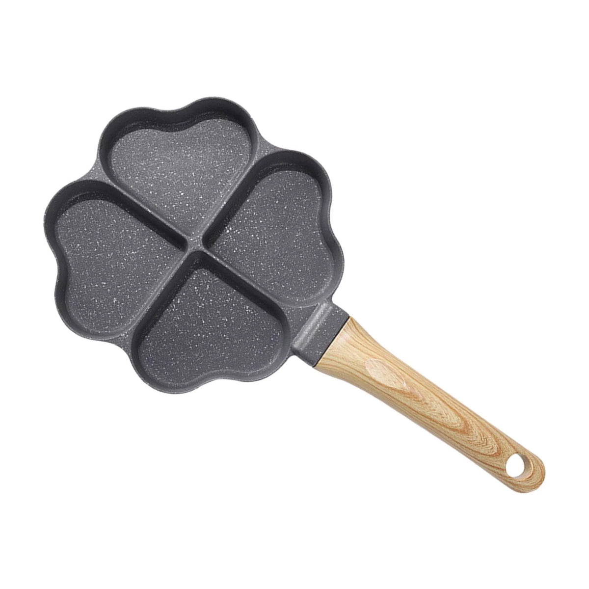 Black 4 Holes Egg Frying Pan D9479