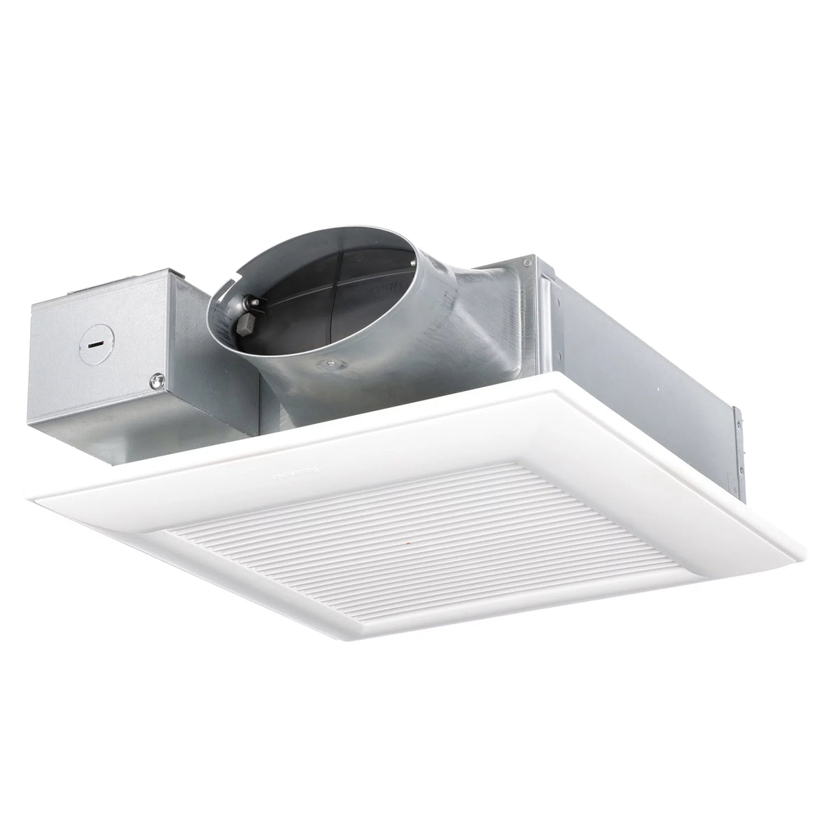 White Ceiling or Wall Exhaust Fan with Condensation Sensor S618296