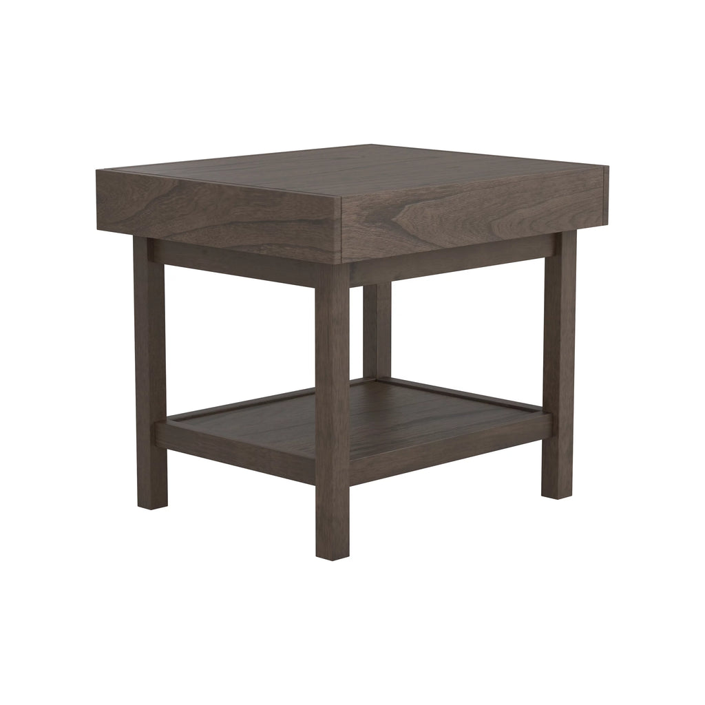 Rectangle End Table with Shelf A127