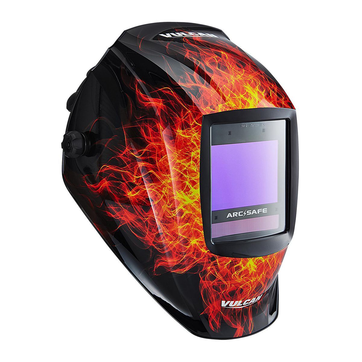 Auto-Darkening Welding Helmet with Flame Design R56801