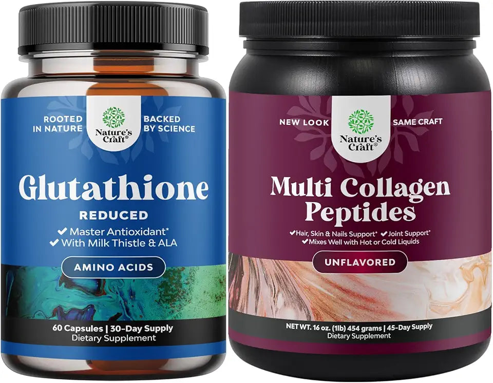 Reduced Glutathione with Glutamic Acid and Multi Collagen Protein Powder I606643