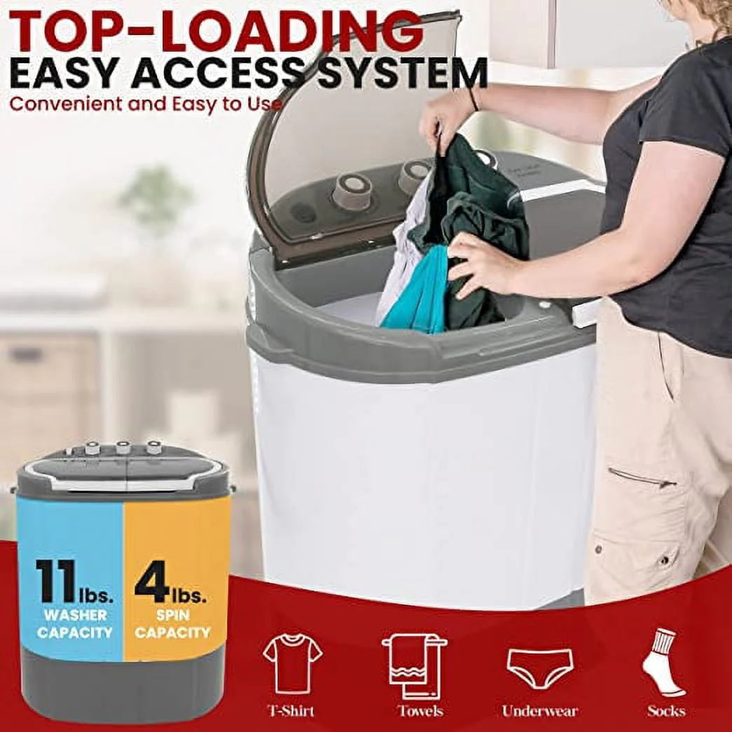 110 Volt 2 in 1 Portable Washer and Dryer J491278