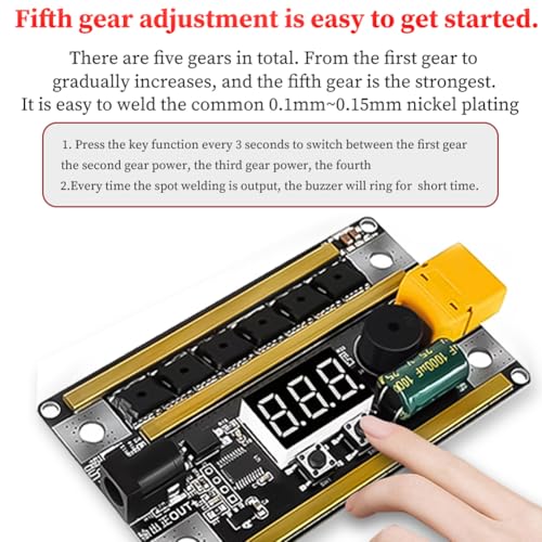 Spot Welder with three working modes for Iron Stainless Steel M846