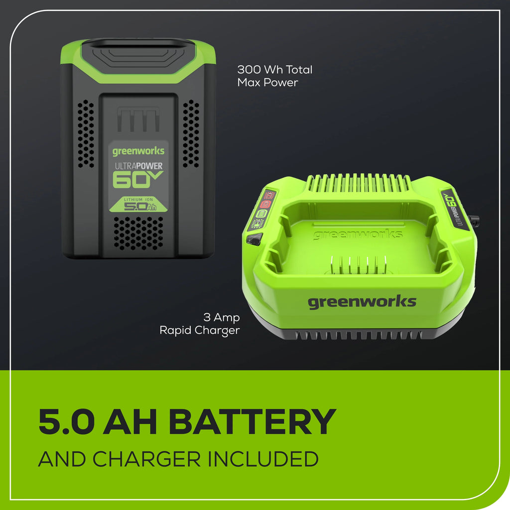60V 21 Push Lawn Mower with Battery & Charger M8780