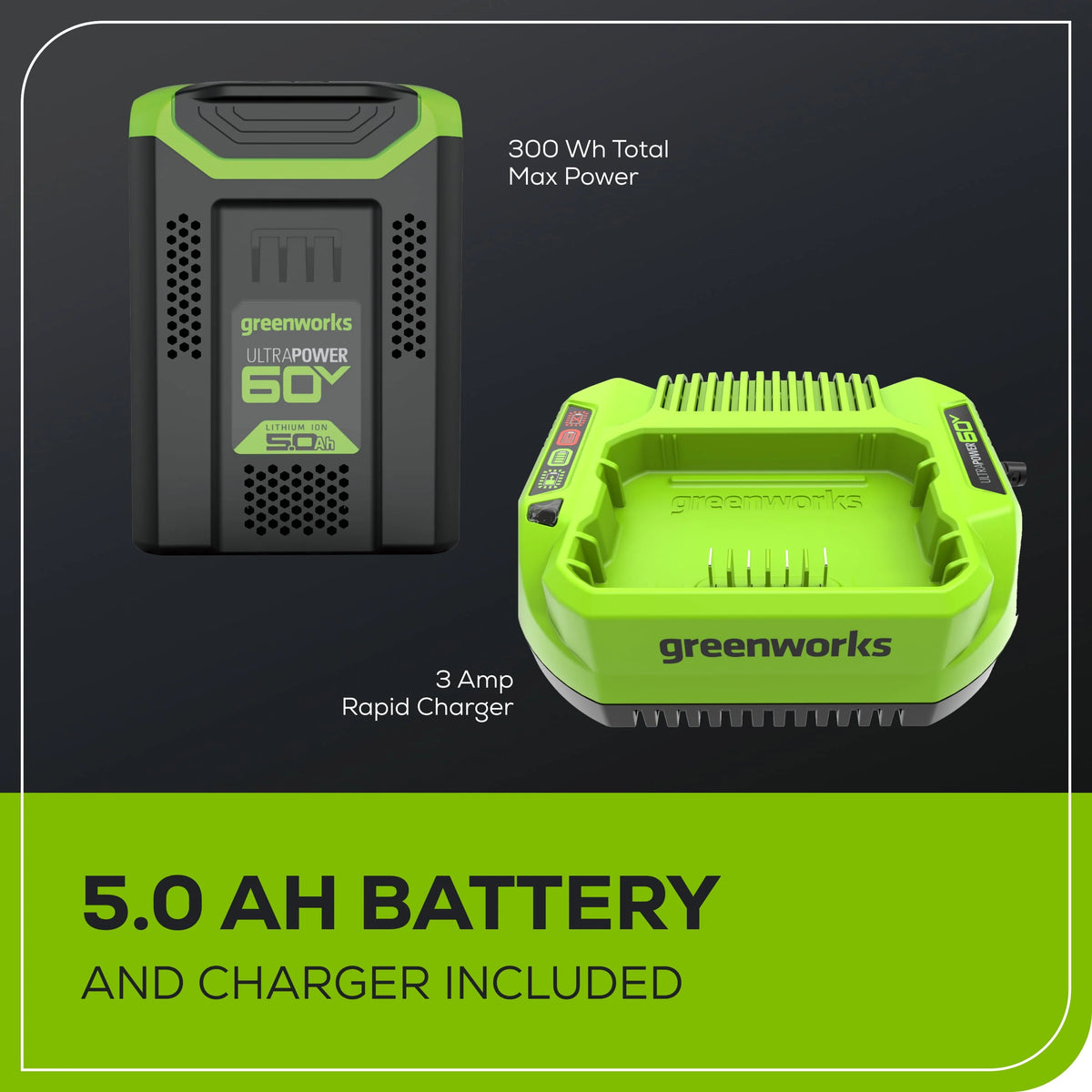 60V 21 Push Lawn Mower with Battery & Charger M8780