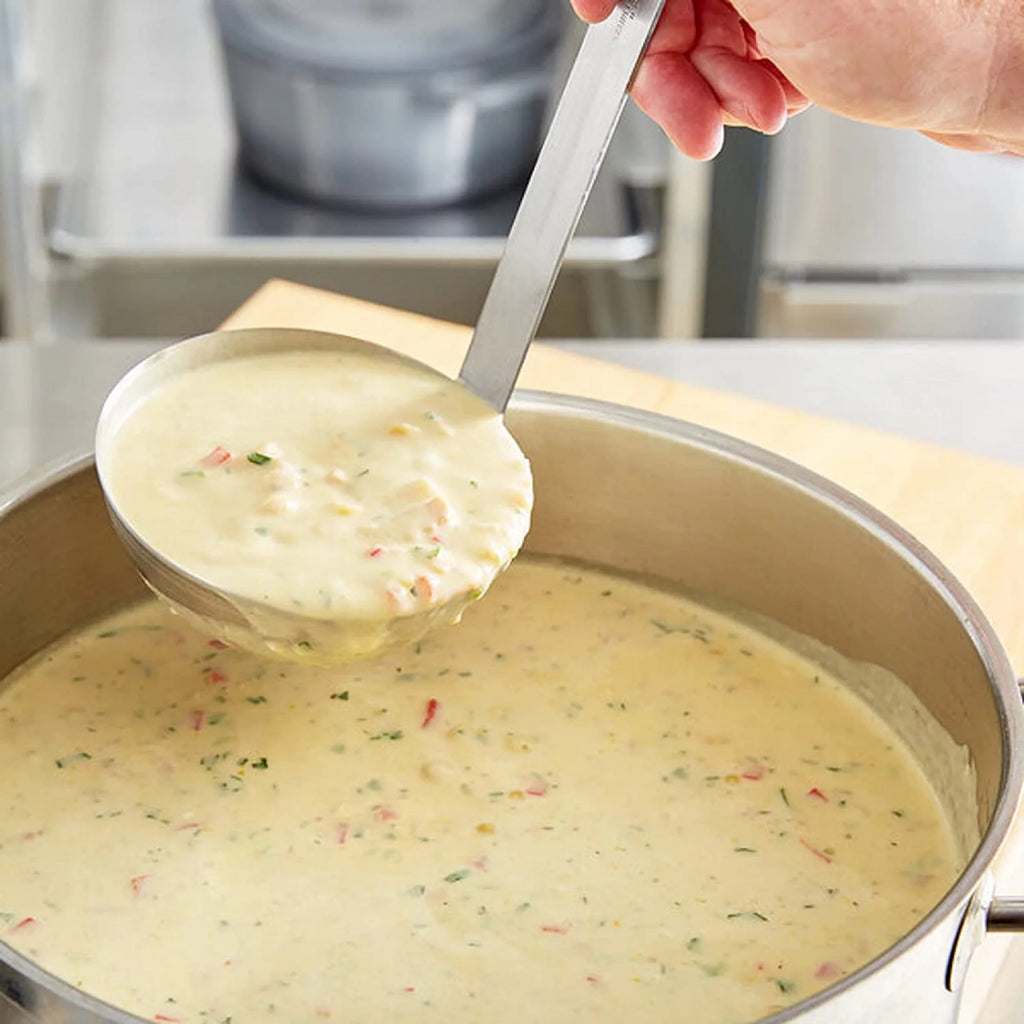 12 oz. Stainless Steel Ladle with Long Hooked Handle Q530527