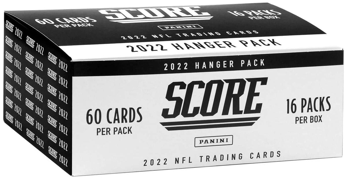 2022 Score Football Trading Card Hanger Box 16 Packs K1648