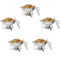 5 Pack Stainless Steel Chafing Dish Set Y828426