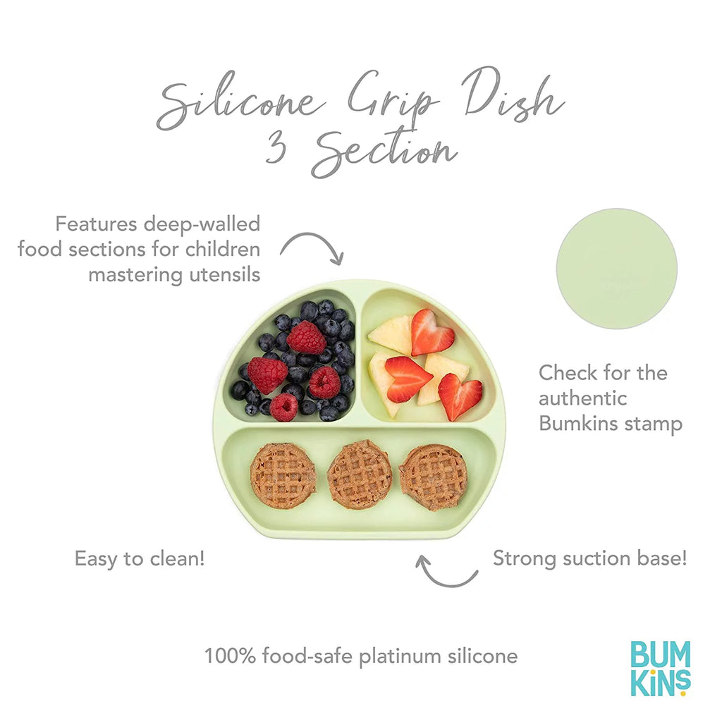Silicone Suction Divided Plate for Baby and Toddler, BPA Free A289