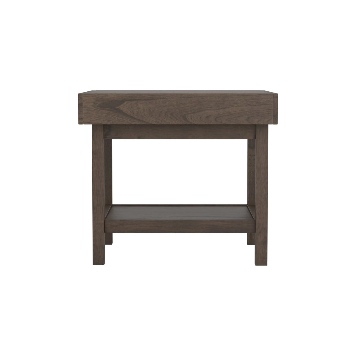 Rectangle End Table with Shelf A127