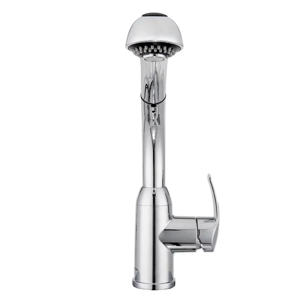 Chrome Single Hole Pull-Out Kitchen Faucet H3452
