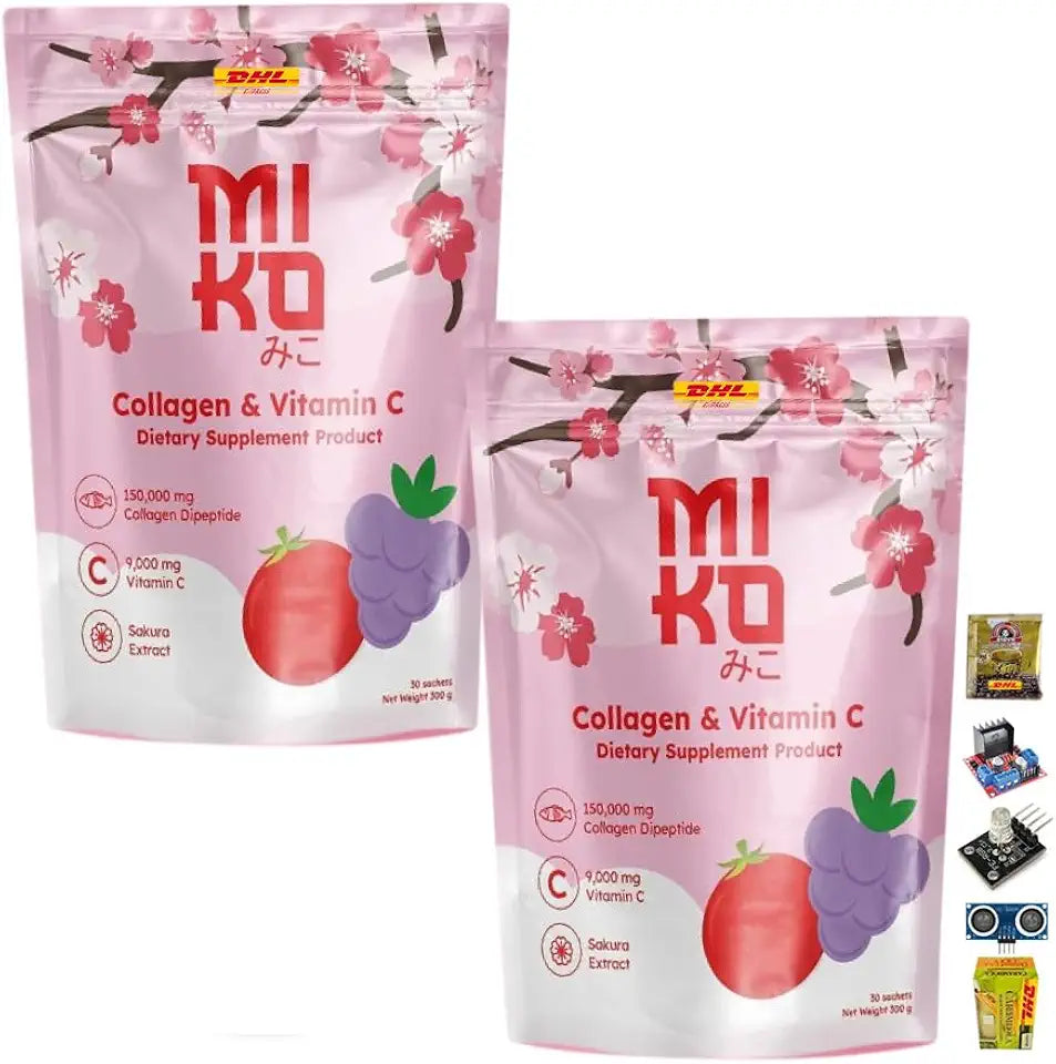 30 Sachets 300G Nourish Moisture Smooth Skin Collagen Grape Seed Set 2 N8464