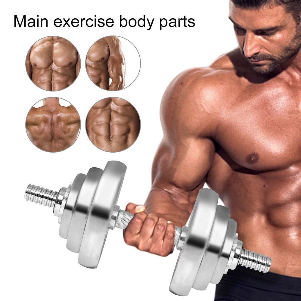 Adjustable Dumbbell Set with Barbell Plates N6735