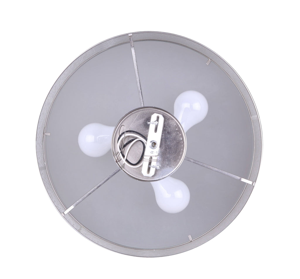 3 Light Semi Flush Chrome A6795