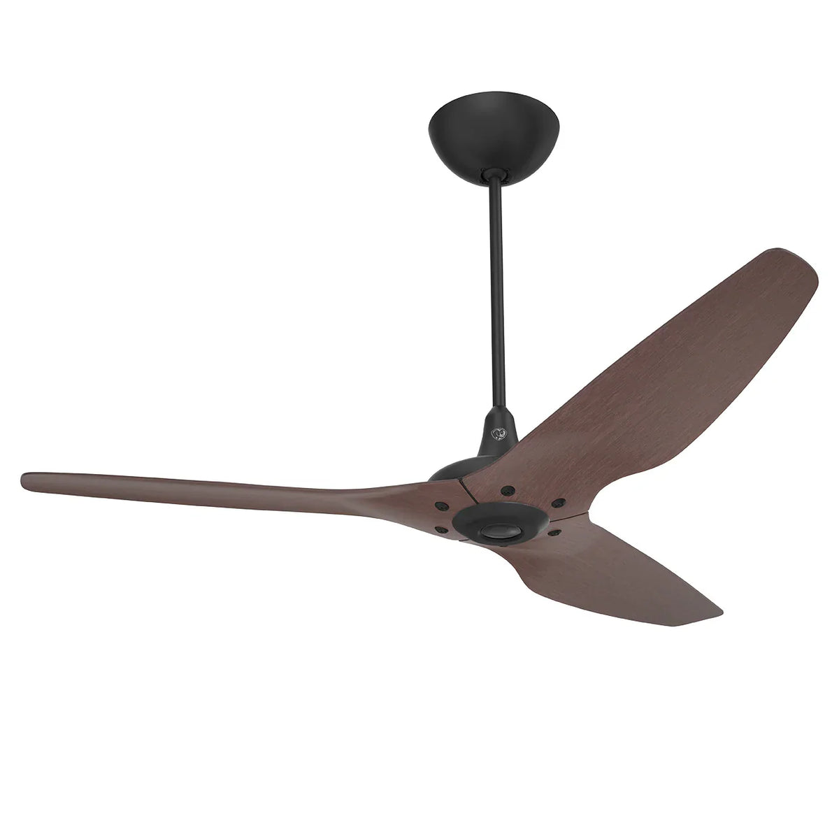 60 Ceiling Fan with Cocoa Bamboo Blades and Black Finish C9326