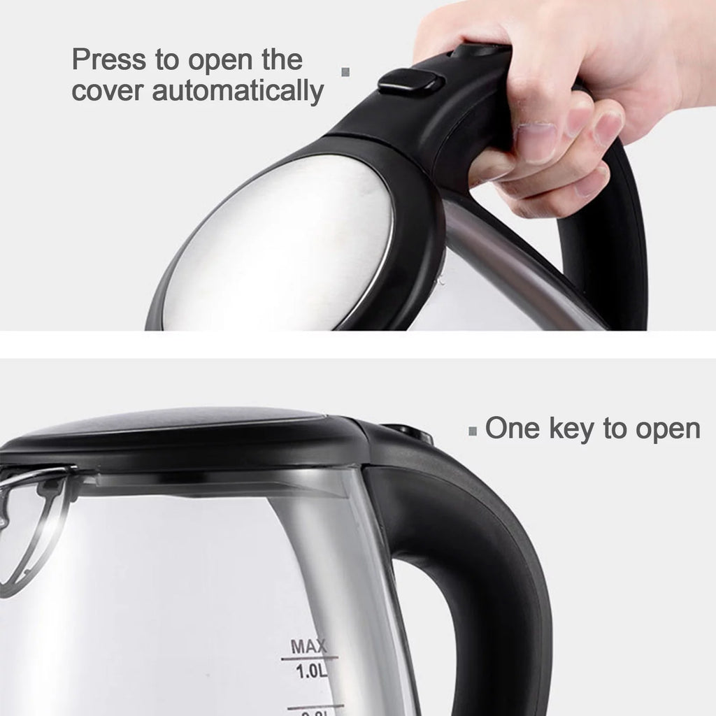 1000W High Borosilicate Glass Electric Kettle U876126