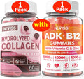Hydrolyzed Collagen Gummies + Vitamin ADK with B12 Gummies L92958